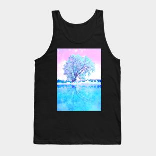 One white tree Tank Top